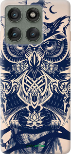 Силиконовый чехол Узорчатая сова для Motorola Edge 60 Pro 5G - 4000u-4020 изображение 