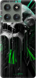 Силиконовый чехол Череп-часы для Motorola Edge 60 Pro 5G - 4100u-4020 изображение 