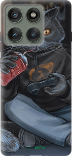 Силіконовий чехол gamer cat для Motorola Edge 60 Pro 5G - 4140u-4020 изображение 