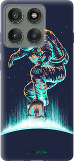 Силиконовый чехол Космонавт на скейтборде для Motorola Edge 60 Pro 5G - 4145u-4020 изображение 