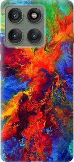 Силиконовый чехол Акварель на холсте для Motorola Edge 60 Pro 5G - 4150u-4020 изображение 