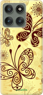 Силиконовый чехол Красивые бабочки для Motorola Edge 60 Pro 5G - 4170u-4020 изображение 