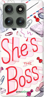 Силіконовий чехол Ші із зе босс для Motorola Edge 60 Pro 5G - 4254u-4020 изображение 