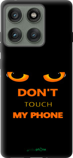 Силиконовый чехол Don't touch the phone для Motorola Edge 60 Pro 5G - 4261u-4020 изображение 