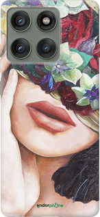 Силиконовый чехол Head Flower для Motorola Edge 60 Pro 5G - 4460u-4020 изображение 