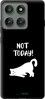 Силиконовый чехол Уставший кот для Motorola Edge 60 Pro 5G - 4535u-4020 изображение 