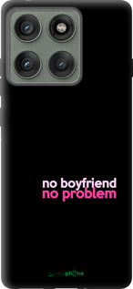 Силиконовый чехол no boyfriend no problem для Motorola Edge 60 Pro 5G - 4549u-4020 изображение 