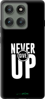 Силиконовый чехол Никогда не сдавайся для Motorola Edge 60 Pro 5G - 4572u-4020 изображение 