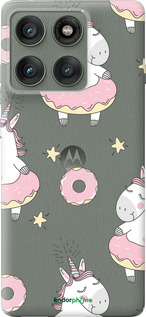 Силіконовий чехол Єдиноріжки для Motorola Edge 60 Pro 5G - 4659u-4020 изображение 