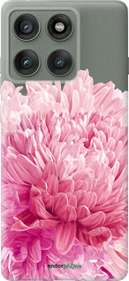 Силиконовый чехол Хризантема для Motorola Edge 60 Pro 5G - 4666u-4020 изображение 