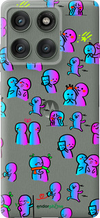 Силиконовый чехол Эмоции для Motorola Edge 60 Pro 5G - 4736u-4020 изображение 