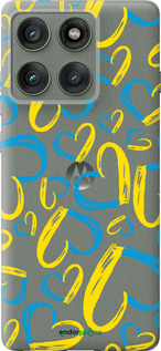 Силіконовий чехол Серця UA  для Motorola Edge 60 Pro 5G - 5292u-4020 изображение 