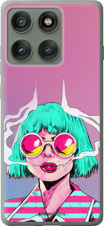 Силиконовый чехол Поп арт девушка для Motorola Edge 60 Pro 5G - 5378u-4020 изображение 