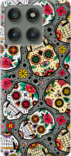 Силіконовий чехол Черепи для Motorola Edge 60 Pro 5G - 5471u-4020 изображение 