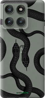 Силиконовый чехол Змеи для Motorola Edge 60 Pro 5G - 5473u-4020 изображение 