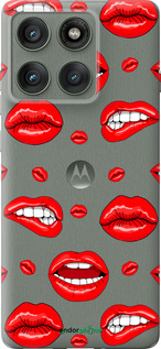 Силіконовий чехол Губи v3 для Motorola Edge 60 Pro 5G - 5477u-4020 изображение 