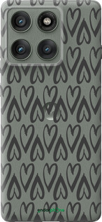 Силіконовий чехол Серця v2 для Motorola Edge 60 Pro 5G - 5497u-4020 изображение 