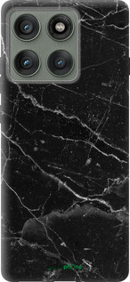 Силиконовый чехол Черный мрамор v2 для Motorola Edge 60 Pro 5G - 5568u-4020 изображение 
