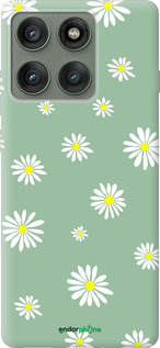 Силиконовый чехол Ромашки v4 для Motorola Edge 60 Pro 5G - 5603u-4020 изображение 