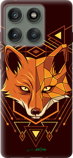 Силиконовый чехол Лиса геометрия для Motorola Edge 60 Pro 5G - 5607u-4020 изображение 