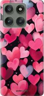 Силіконовий чехол Сердечка 4 для Motorola Edge 60 Pro 5G - 5662u-4020 изображение 