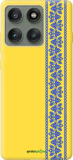 Силіконовий чехол Вишиванка 4 для Motorola Edge 60 Pro 5G - 569u-4020 изображение 