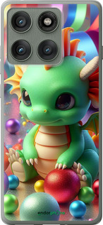 Силиконовый чехол Веселый дракончик для Motorola Edge 60 Pro 5G - 5812u-4020 изображение 