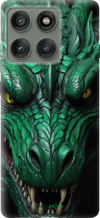 Силиконовый чехол Зелёный дракон v2 для Motorola Edge 60 Pro 5G - 5817u-4020 изображение 