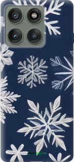 Силиконовый чехол Снежинки для Motorola Edge 60 Pro 5G - 5821u-4020 изображение 