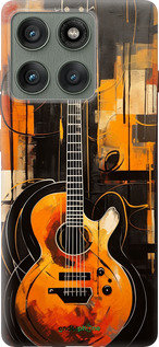 Силиконовый чехол Чехол для телефона Оранжевая Гитара для Motorola Edge 60 Pro 5G - 5934u-4020 изображение 