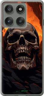 Силиконовый чехол Череп в пещере для Motorola Edge 60 Pro 5G - 5959u-4020 изображение 