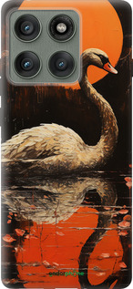 Силиконовый чехол Лебедь для Motorola Edge 60 Pro 5G - 5964u-4020 изображение 