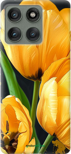 Силиконовый чехол Желтые тюльпаны для Motorola Edge 60 Pro 5G - 5991u-4020 изображение 
