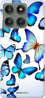 Силиконовый чехол Бабочки для Motorola Edge 60 Pro 5G - 6023u-4020 изображение 