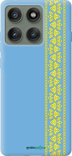 Силіконовий чехол Вишиванка 33 для Motorola Edge 60 Pro 5G - 602u-4020 изображение 