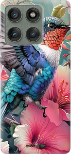 Силиконовый чехол Сказочная колибри для Motorola Edge 60 Pro 5G - 6051u-4020 изображение 