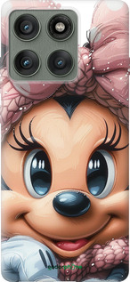 Силиконовый чехол Минни Маус с бантиком для Motorola Edge 60 Pro 5G - 6055u-4020 изображение 