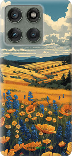 Силиконовый чехол Украинское поле для Motorola Edge 60 Pro 5G - 6082u-4020 изображение 