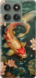 Силиконовый чехол Мелодия Лотоса для Motorola Edge 60 Pro 5G - 6106u-4020 изображение 