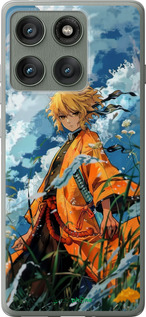 Силиконовый чехол Zenitsu Agatsuma для Motorola Edge 60 Pro 5G - 6117u-4020 изображение 