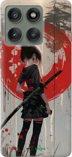 Силиконовый чехол Сумерки воина: Танец с катаной для Motorola Edge 60 Pro 5G - 6123u-4020 изображение 