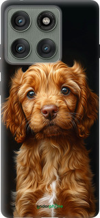 Силиконовый чехол Cocker spaniel на черном фоне для Motorola Edge 60 Pro 5G - 6137u-4020 изображение 