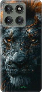 Силиконовый чехол Пламенный лев для Motorola Edge 60 Pro 5G - 6153u-4020 изображение 