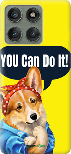 Силиконовый чехол чехол с корги You Can Do It для Motorola Edge 60 Pro 5G - 6184u-4020 изображение 