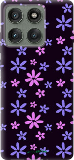 Силиконовый чехол с  цветами для Motorola Edge 60 Pro 5G - 6258u-4020 изображение 