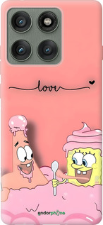 Силіконовий чехол Спанч Боб для Motorola Edge 60 Pro 5G - 6282u-4020 изображение 