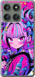 Силиконовый чехол Аниме милаха для Motorola Edge 60 Pro 5G - 6314u-4020 изображение 