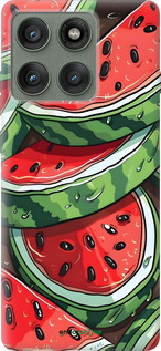 Силіконовий чехол Кавун для Motorola Edge 60 Pro 5G - 6315u-4020 изображение 