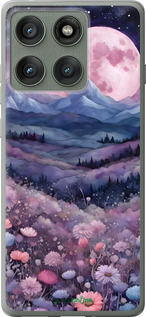 Силиконовый чехол Ночь луна арт для Motorola Edge 60 Pro 5G - 6319u-4020 изображение 