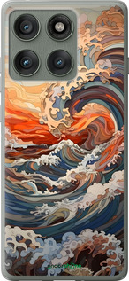 Силіконовий чехол Арт хвилі для Motorola Edge 60 Pro 5G - 6324u-4020 изображение 